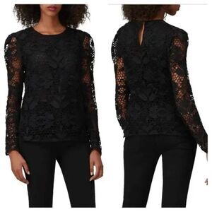 STEVIE MAY Pleasant Surprise Crochet Top Sz Small